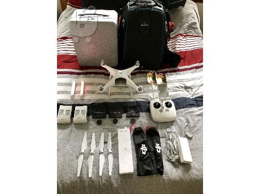 PoulaTo: DJI Phantom 4 Quadcopter Drone με 4K σταθεροποιημένη με κιβώτιο 12MP κάμερα